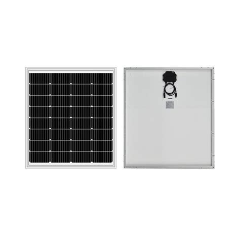 Neexgent Solar Panel Full Black 100W Full Cut Mono Solar Cell Home