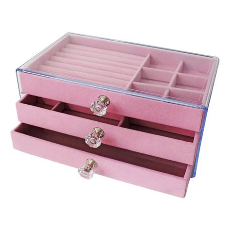 Ripley Organizador Acr Lico Para Joyas Joyero Transparente Con Cajones