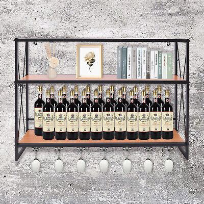 Weinregal Industrielle Wand Regal Wein Rack H Ngende K Che Vorsteck