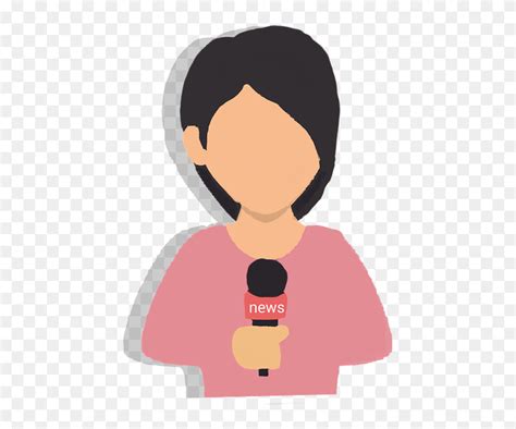 Journalists - News Reporter Cartoon Transparent Clipart (#5446061 ...