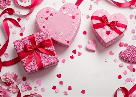 Premium Ai Image Ts Candies Hearts Valentines Day