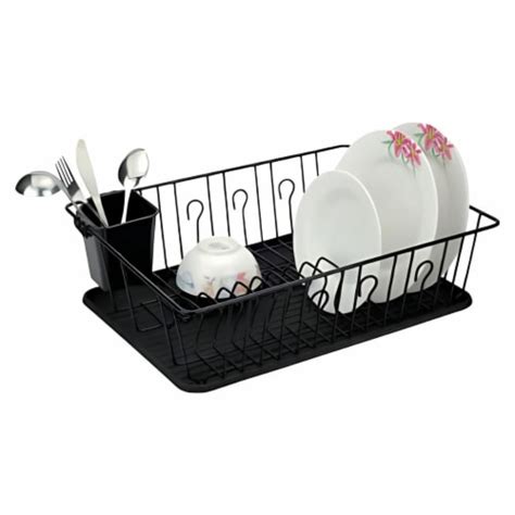 Better Chef 16 Inch Pvc Anti Bacterial Coated Metal Dish Rack Drain Tray 16 Inch Kroger