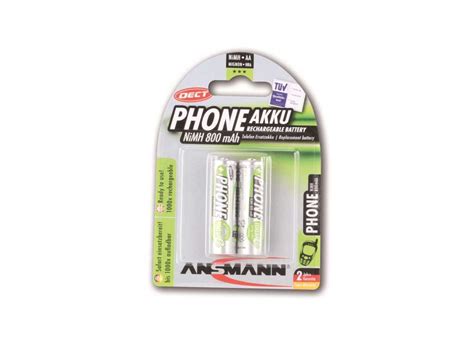 Ansmann Nimh Batterij Mignon 800mah Dect Dubbele Blister Aa Lr06