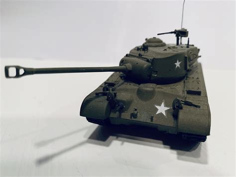 US M26 T26E3 Pershing Heavy Tank Plastic Model Military Vehicle