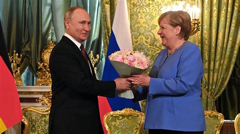 German Chancellor Merkel Meets Russian President Putin In Moscow CGTN