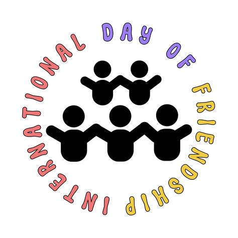 International Day Of Friendship Text Typography Clipart On Transparent