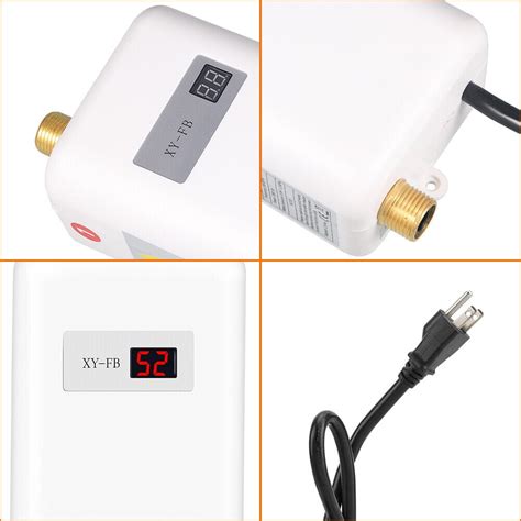 JahyShow 110V Kitchen And Washing Water Heater Mini Electric Tankless Instant Hot Water Hot
