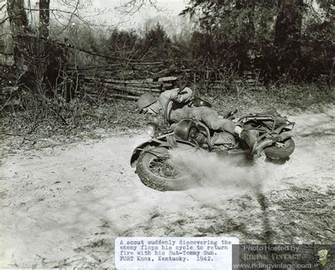 Wwii Motorcycle Training ~ Riding Vintage