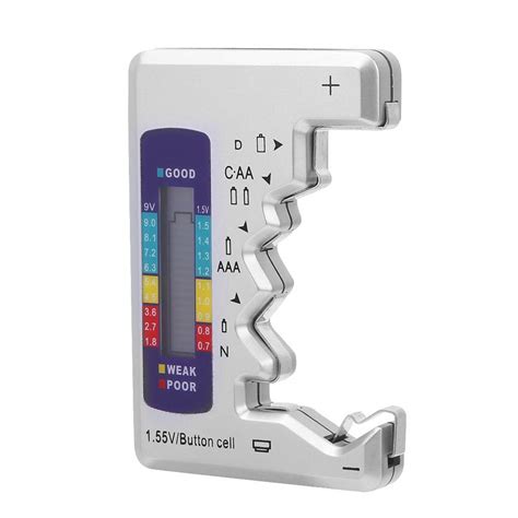 Evrensel Pil Test Cihaz Lcd Ekran Dijital Kontrol Cihaz Dc Aa Aaa