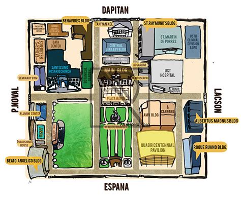 UST Map on Pantone Canvas Gallery