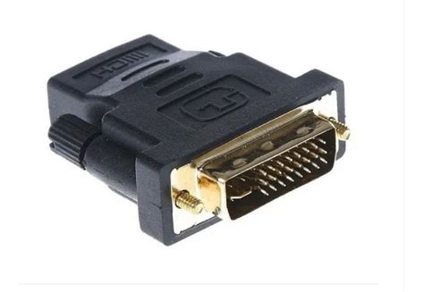 Conector Adaptador Convertid Dvi I Macho A Hdmi Hembra Mercado Libre