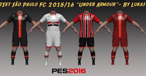 Kitset São Paulo FC Under Armour 2015 16 PES 2016 Kits By Lukas