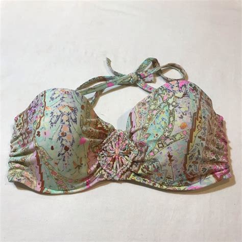 Victoria S Secret Swim Rare Victorias Secret Byron Bay Fun Sexy Paisley Print Macrame Bikini