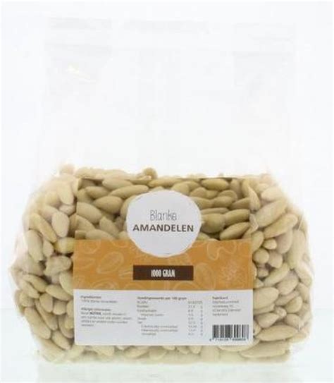 Mijnnatuurwinkel Blanke Amandelen 1 Kg Bol