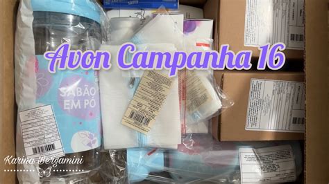 Abertura De Caixa Avon Campanha 16 YouTube