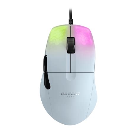 Roccat Kone Pro Wired Rgb Gaming Mouse White 19000 Dpi Nz Gaming