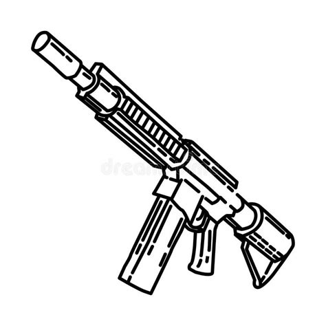 Marine Assault Rifle Drawings