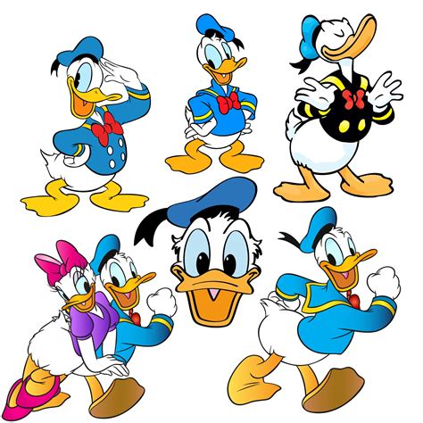 Donald Duck Png Bundle Donald Duck Clipart Cartoon Duck - Etsy