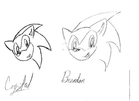 Sonic Head Practice By Spikethehedgehog85 On Deviantart