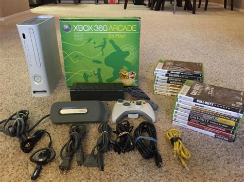 Microsoft Xbox 360 Arcade 20GB Console + 16 Games + Xbox 360 Wireless Headset - iCommerce on Web