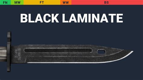 Bayonet Black Laminate Skin Float And Wear Preview Youtube