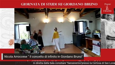 Giornata Di Studi Su Giordano Bruno Parte Youtube