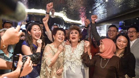 Michelle Yeoh's family celebrate Oscar win in Malaysia