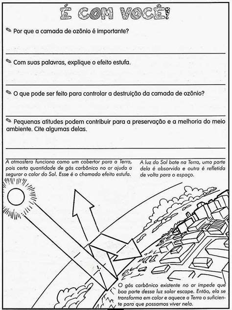 14 Atividades Sobre Atmosfera Para Imprimir Atividades Sobre Pressão Atmosférica Atividades