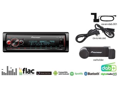 Pioneer Mvh-s520dab mega pack Eckless enkeldinnbsp; dab bt usb gratis ...