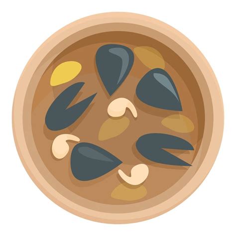 Vector De Dibujos Animados De Icono De Pescado De Comida De Mar Cocina