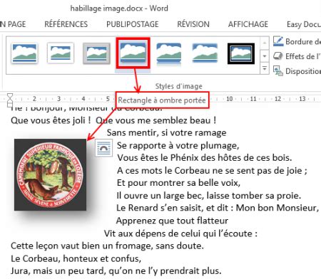 Comment insérer une image dans un document Word Coursinfo fr