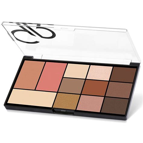 GOLDEN ROSE Палетка теней для макияжа лица и век City Style Face Eye Warm Nude купить по