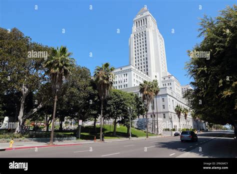 Los Angeles City Hall Building California Civic Center District Of