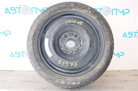 Запасное колесо докатка Honda Civic X FC 16-21 R16 125/80 42700-TBA-A52 ...