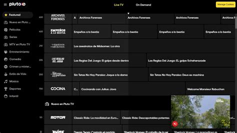 Language On Pluto Tv