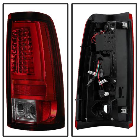 Spyder Chevy Silverado 15002500 03 06 Does Not Fit Stepside Version 2 Led Tail Lights Red