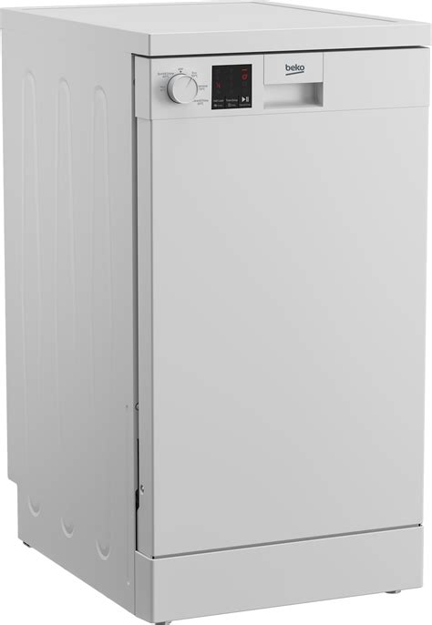 Slimline Dishwasher Freestanding White At Michael Goff Blog