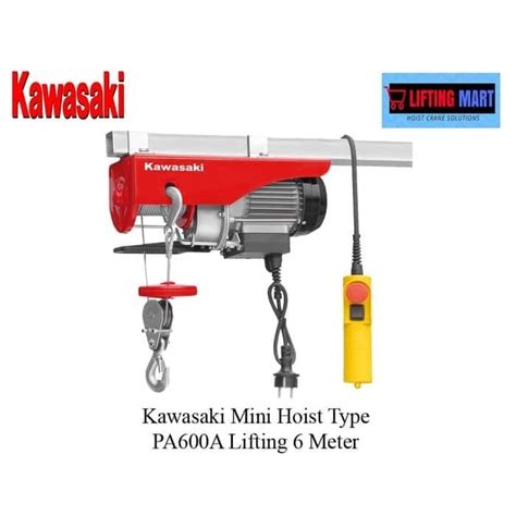 Jual Mini Hoist Kawasaki Pa A Kg Japan Double Hook Jakarta