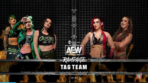 AEW Rampage Saraya & Toni Storm vs Hikaru Shida Britt Baker