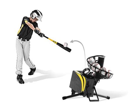 Baseball Practice Machine Pitching Batting Youth Drills Soft Toss Swing ...