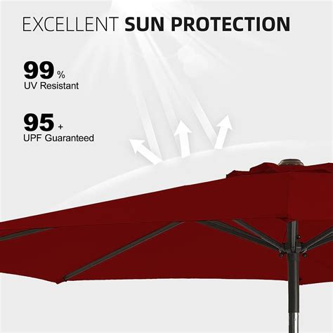 7 5ft 9ft 10ft Outdoor Patio Table Umbrella Pool Garden Deck Umbrella Canopy Ebay