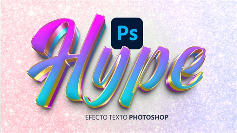 Como Crear Texto 3D Degradado Photoshop Aprende Facil