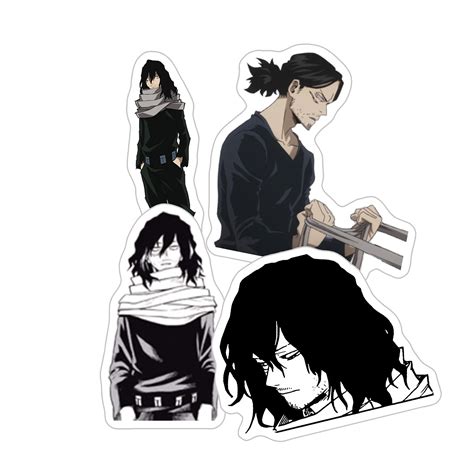 Amazon MHA Shota Aizawa Eraser Head Cool Boy Moments Pack 4Pcs MHA