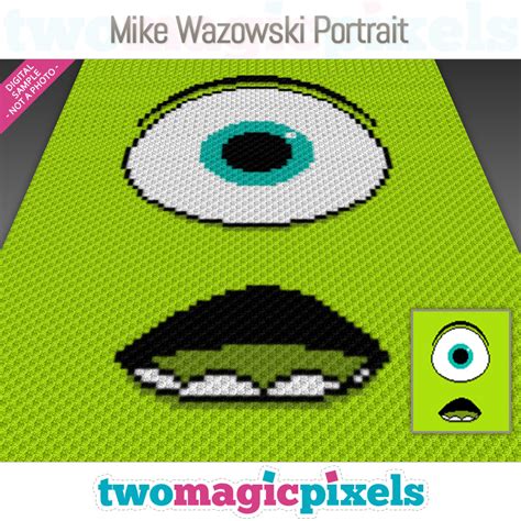 Mike Wazowski Pixel Art