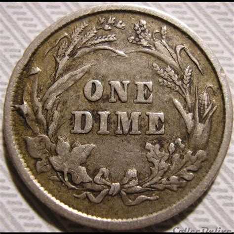 1892 Dime Coins World United States Dimes 1892 1916 Barber