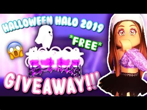 WATCH THIS TO WIN A FREE HALLOWEEN HALO 2019 IN ROYALE HIGH Royale