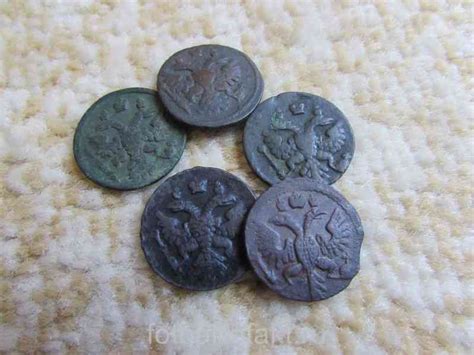 Монета полушка 1730-1754 годов - цена и разновидности монет