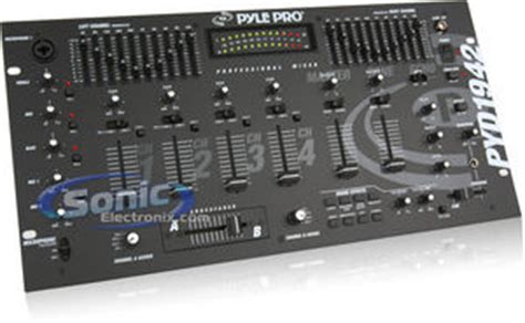 Pyle Pyd Rack Mount Channel Pro Series Dj Mixer With