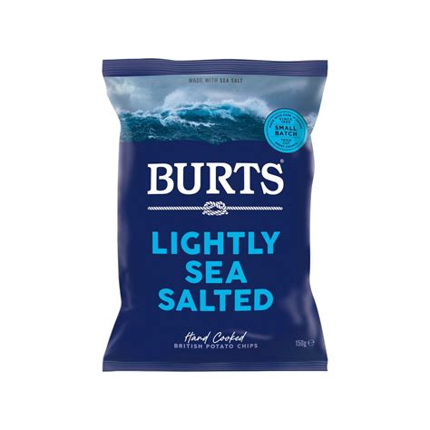 BURTS Lightly Sea Salted Potato Chips 150g Shopee Singapore