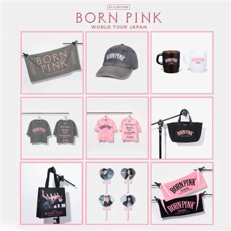 BLACKPINK 2023 WORLD TOUR BORN PINK Japan Tour Goods T Shirt Pink Short